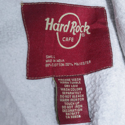 Unisex Adults UK Size S Hard Rock Cafe Grey Pullover Hoodie