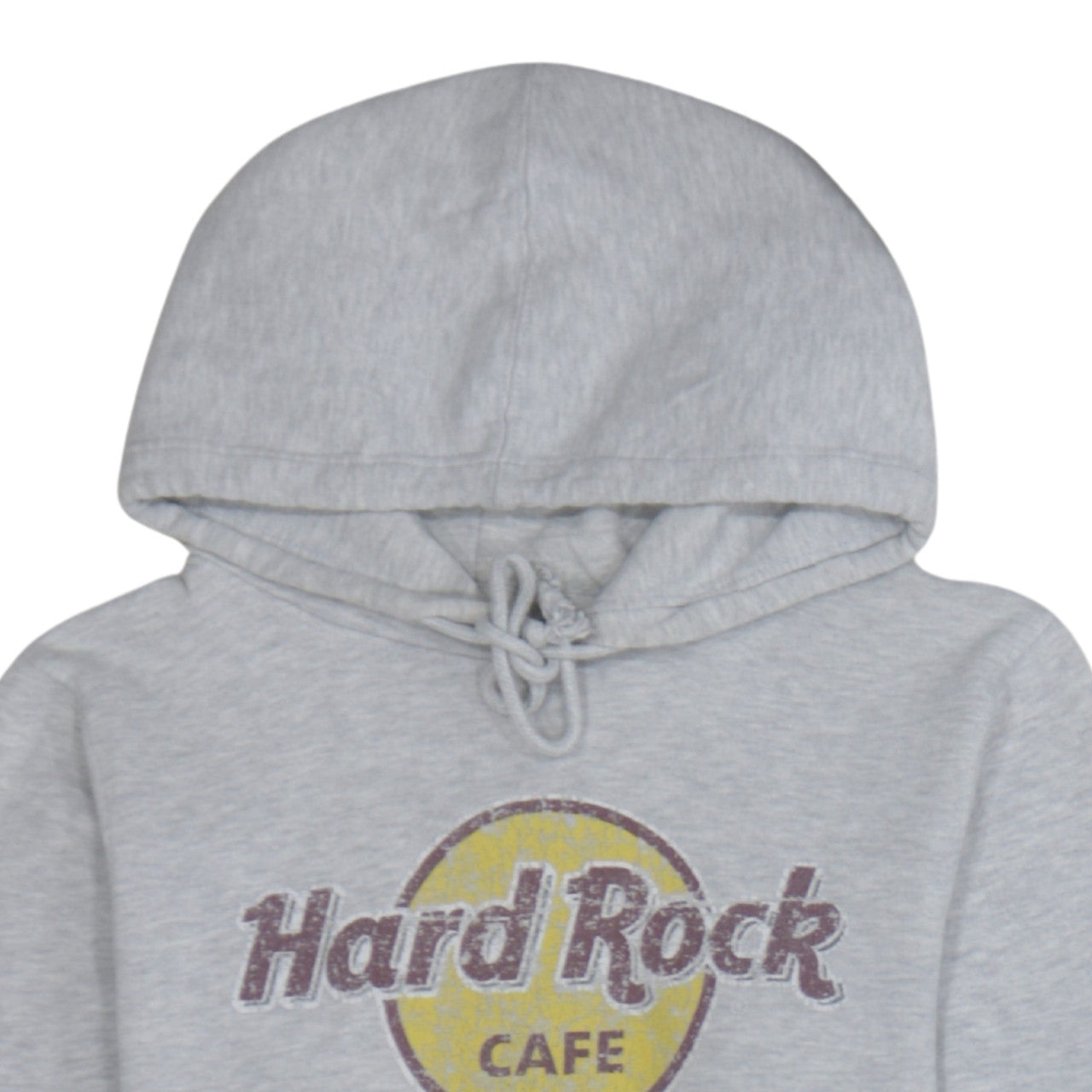Unisex Adults UK Size S Hard Rock Cafe Grey Pullover Hoodie
