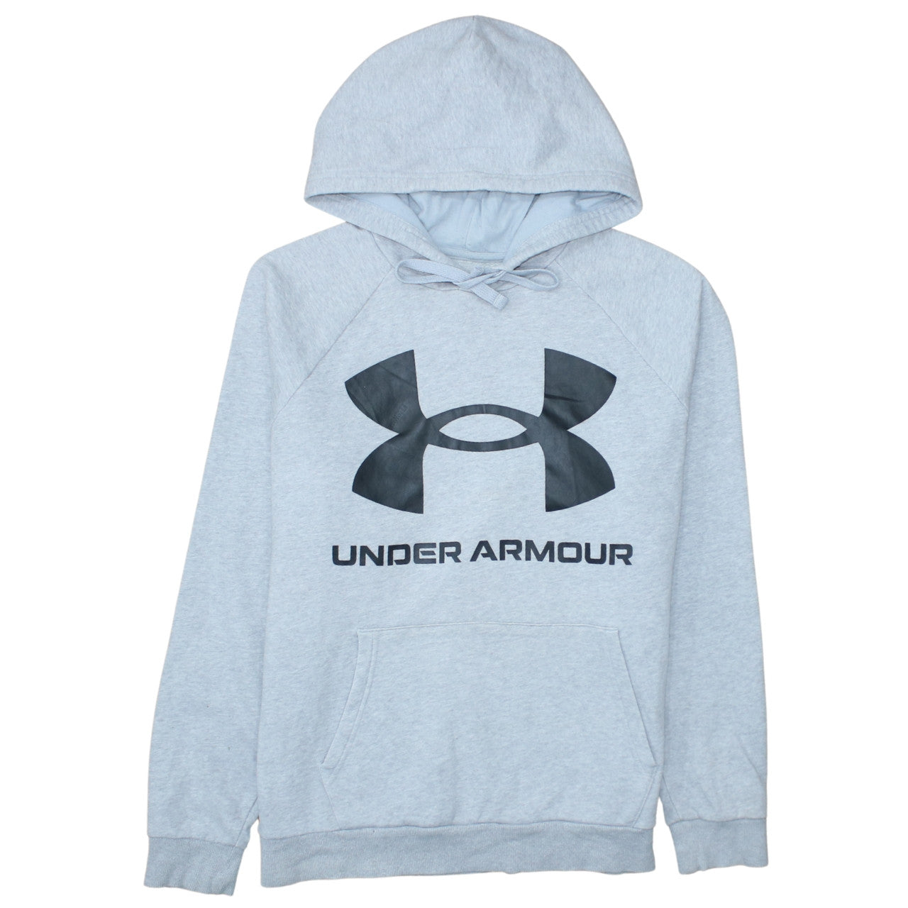 Mens UK Size L Under armour Grey Pullover Hoodie