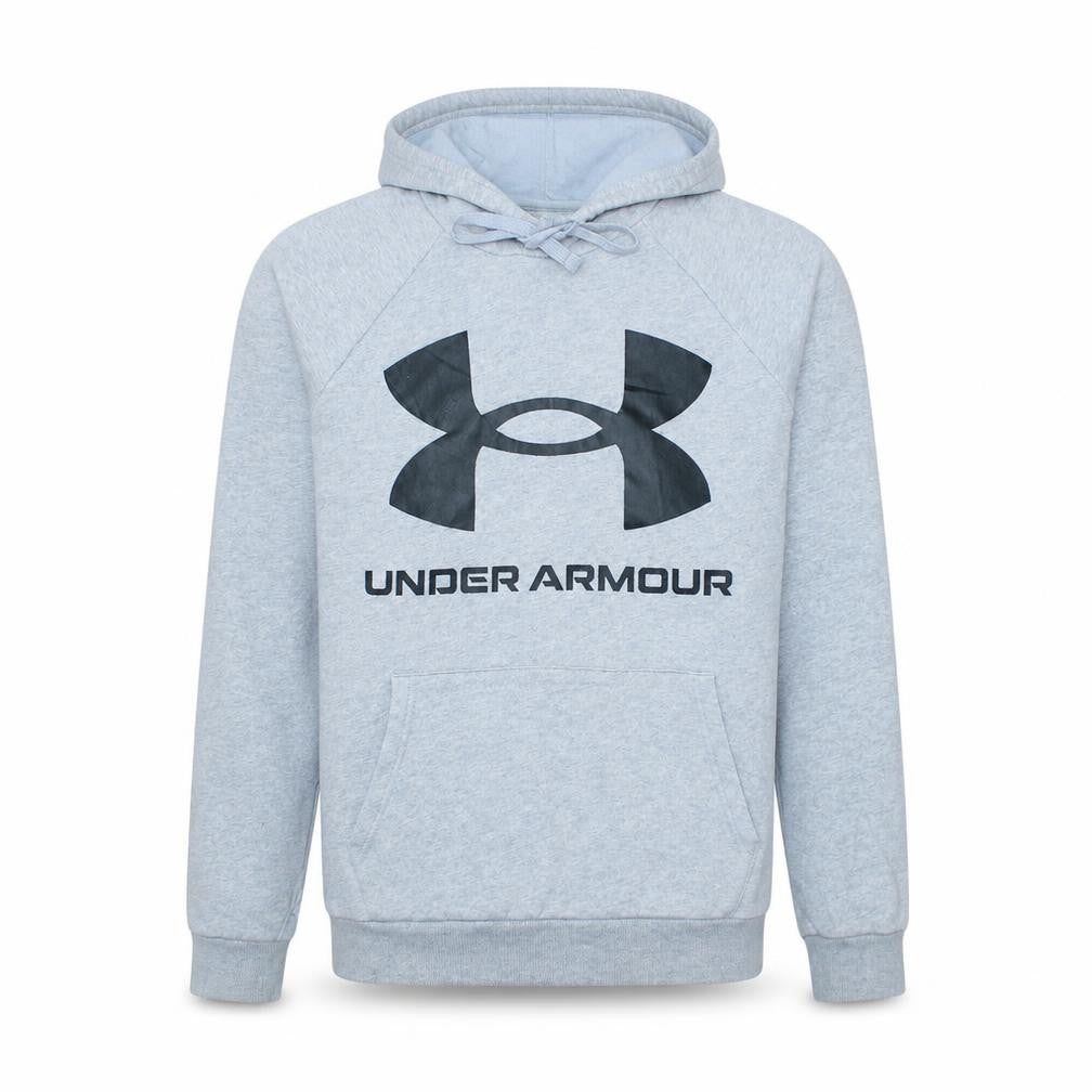 Mens UK Size L Under armour Grey Pullover Hoodie