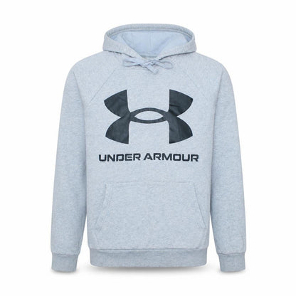 Mens UK Size L Under armour Grey Pullover Hoodie