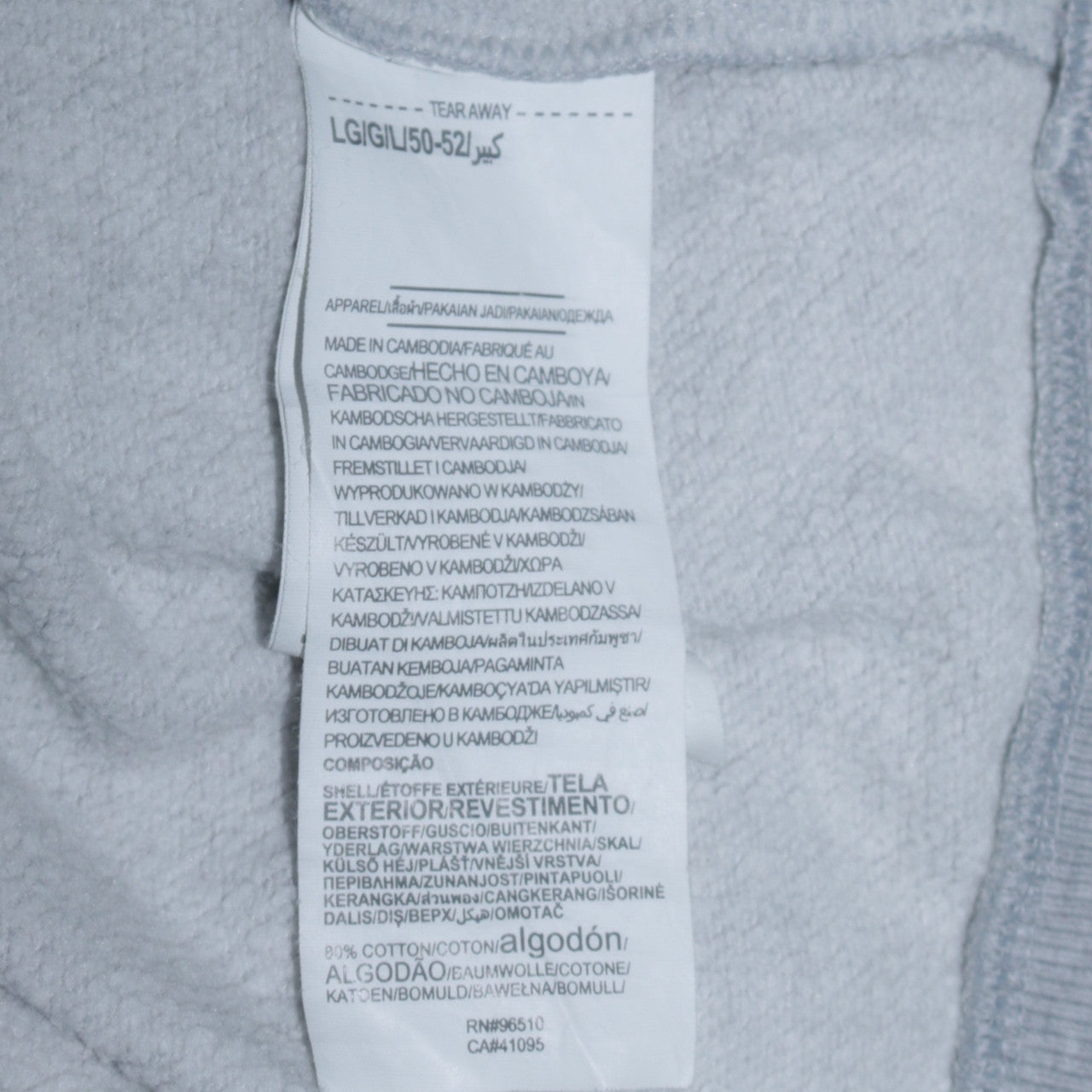 Mens UK Size L Under armour Grey Pullover Hoodie