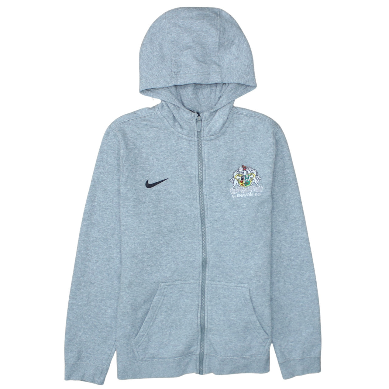 Boys UK Size XL Nike Grey Full Zip Hoodie