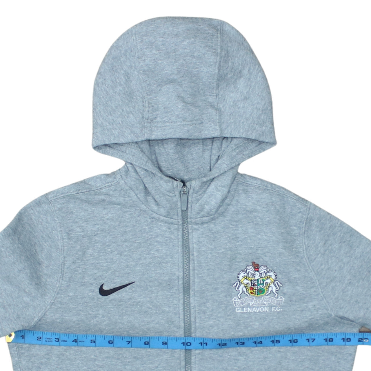 Boys UK Size XL Nike Grey Full Zip Hoodie