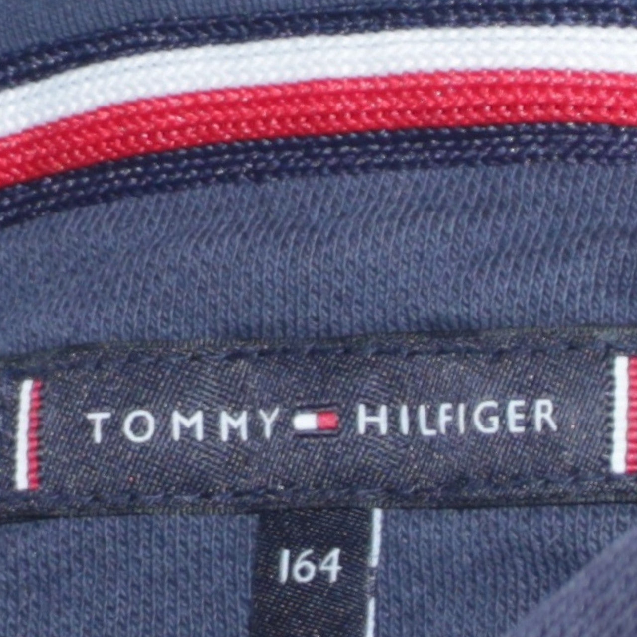Boys UK Size 164 Tommy Hilfiger Blue Pullover Hoodie