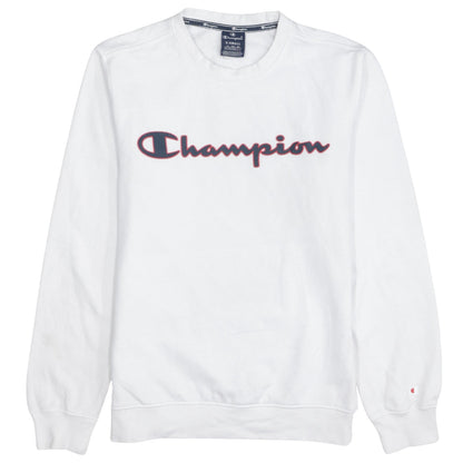 Mens UK Size XS Champion White Pullover Sweatshirt