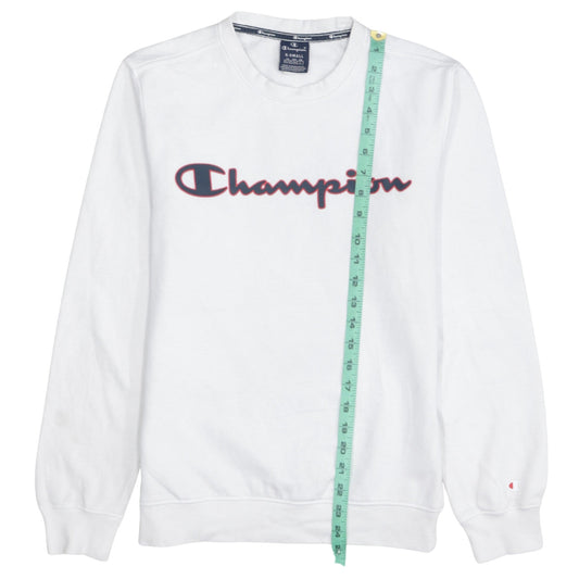 Mens UK Size XS Champion White Pullover Sweatshirt