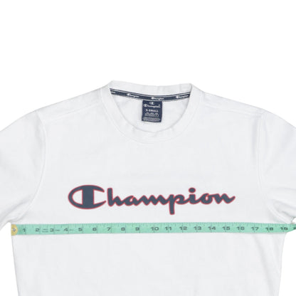 Mens UK Size XS Champion White Pullover Sweatshirt