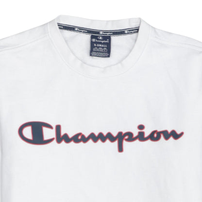 Mens UK Size XS Champion White Pullover Sweatshirt