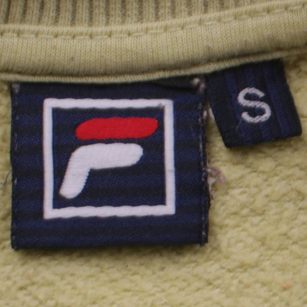 Mens UK Size S FILA Beige Pullover Sweatshirt