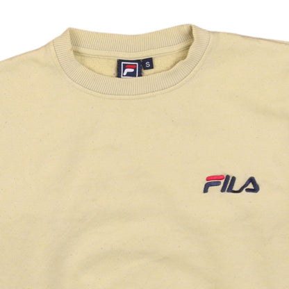 Mens UK Size S FILA Beige Pullover Sweatshirt