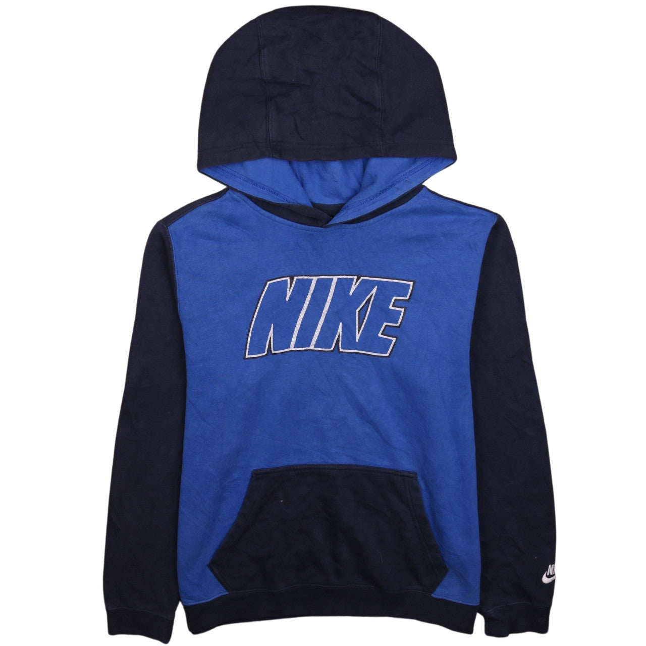 Teens UK Size XL Nike Blue Pullover Hoodie