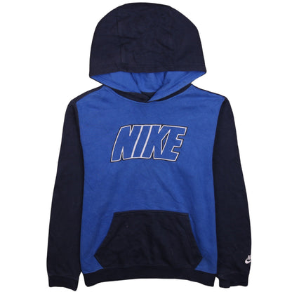 Teens UK Size XL Nike Blue Pullover Hoodie