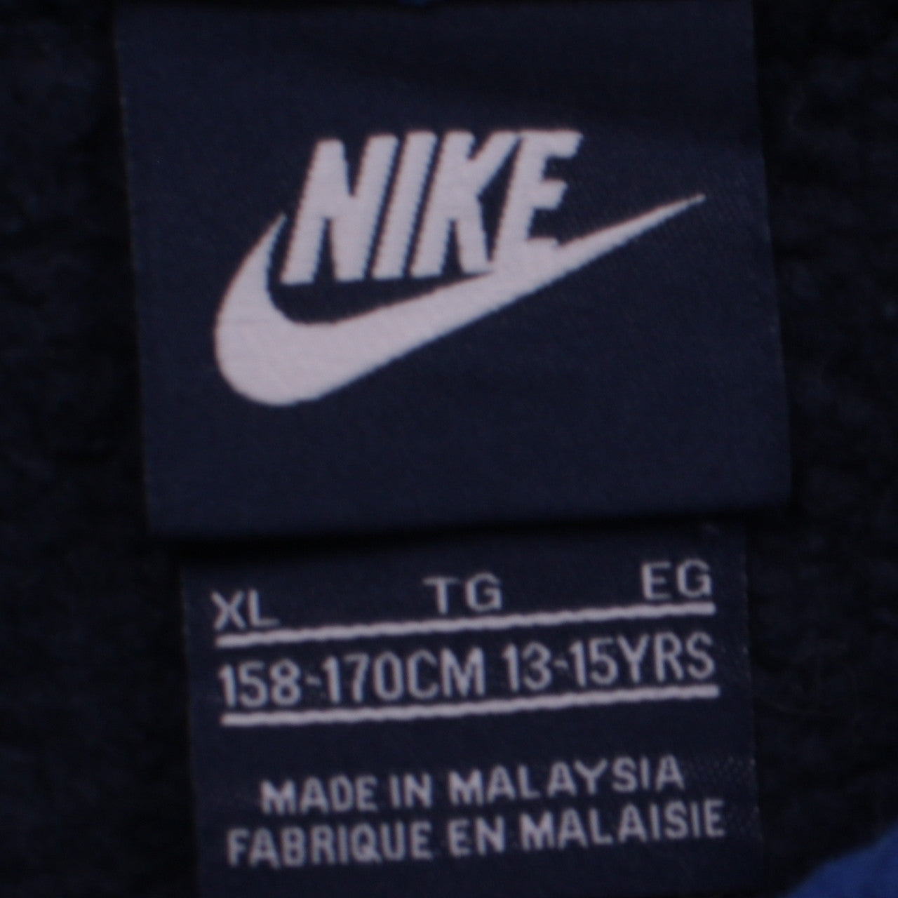 Teens UK Size XL Nike Blue Pullover Hoodie