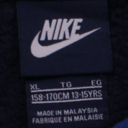 Teens UK Size XL Nike Blue Pullover Hoodie