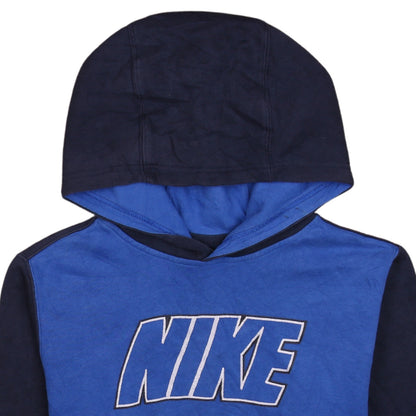 Teens UK Size XL Nike Blue Pullover Hoodie