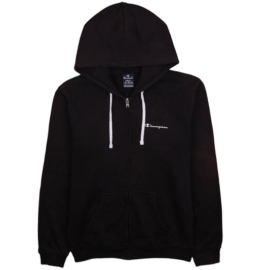 Mens UK Size S Champion Black Full Zip Hoodie