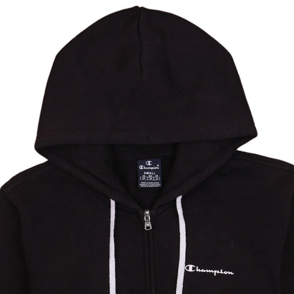 Mens UK Size S Champion Black Full Zip Hoodie