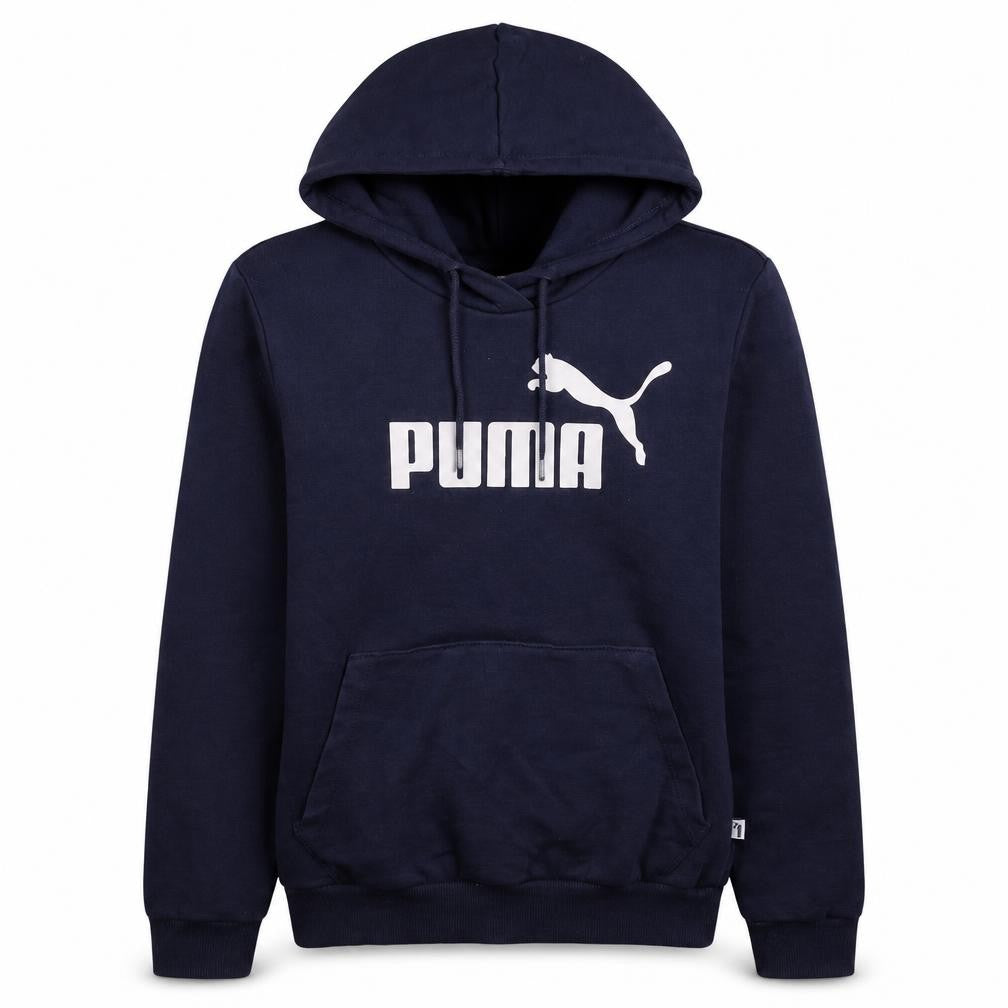 Mens UK Size XS PUMA Blue Pullover Hoodie