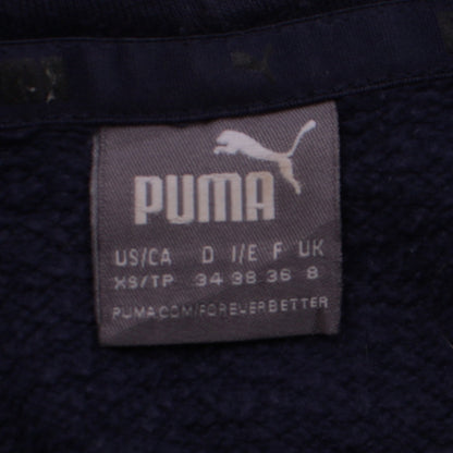Mens UK Size XS PUMA Blue Pullover Hoodie