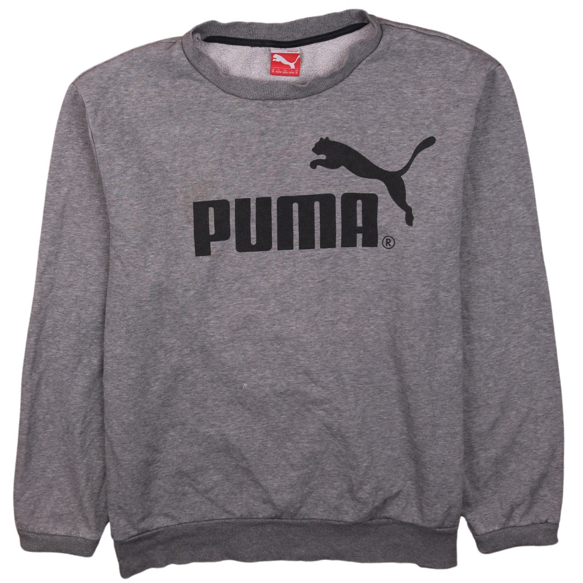 Mens UK Size XL PUMA Grey Pullover Sweatshirt