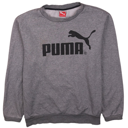 Mens UK Size XL PUMA Grey Pullover Sweatshirt