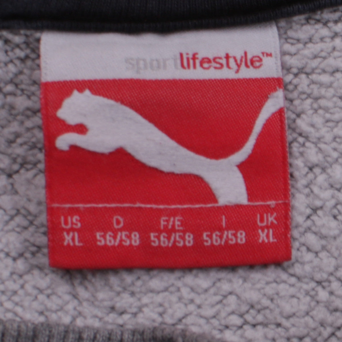 Mens UK Size XL PUMA Grey Pullover Sweatshirt