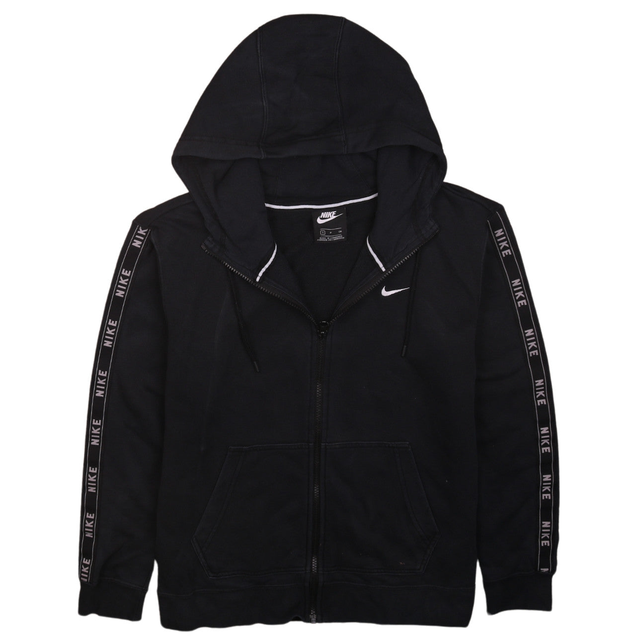 Mens UK Size S Nike Black Full Zip Hoodie