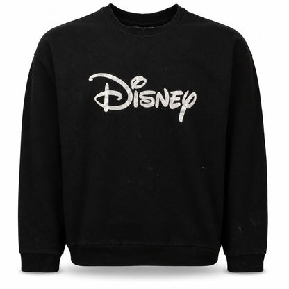 Mens UK Size M Disney Black Pullover Sweatshirt