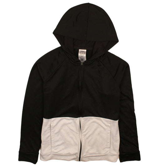 Womens UK Size L adidas Black Full Zip Hoodie