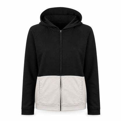 Womens UK Size L adidas Black Full Zip Hoodie