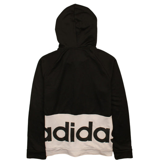 Womens UK Size L adidas Black Full Zip Hoodie
