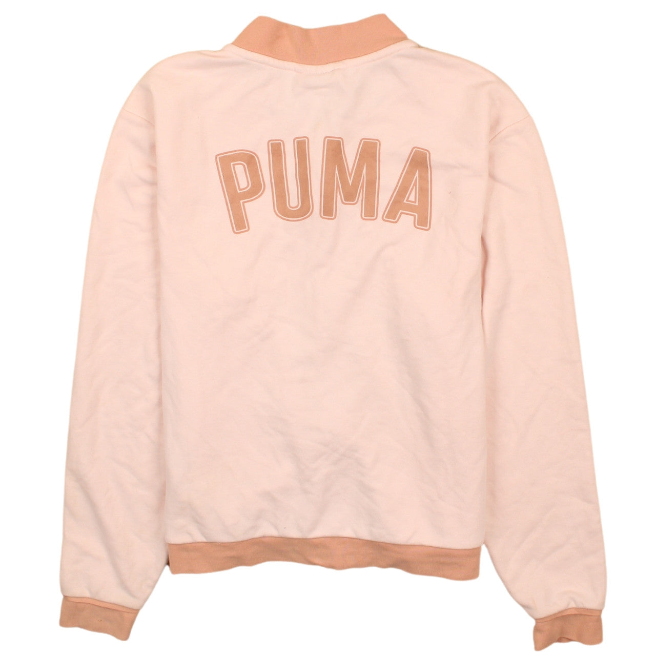 Womens UK Size 8 PUMA Pink Full Zip Sweatshirt