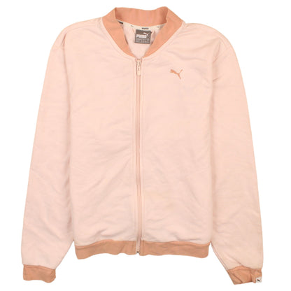 Womens UK Size 8 PUMA Pink Full Zip Sweatshirt