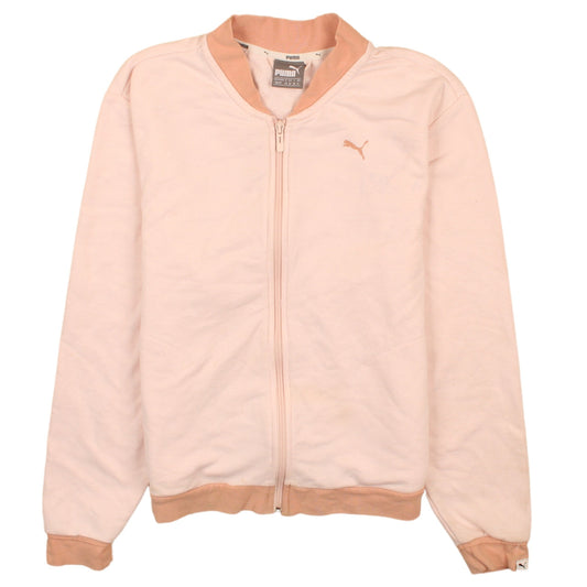 Womens UK Size 8 PUMA Pink Full Zip Sweatshirt