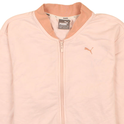 Womens UK Size 8 PUMA Pink Full Zip Sweatshirt