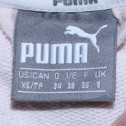 Womens UK Size 8 PUMA Pink Full Zip Sweatshirt