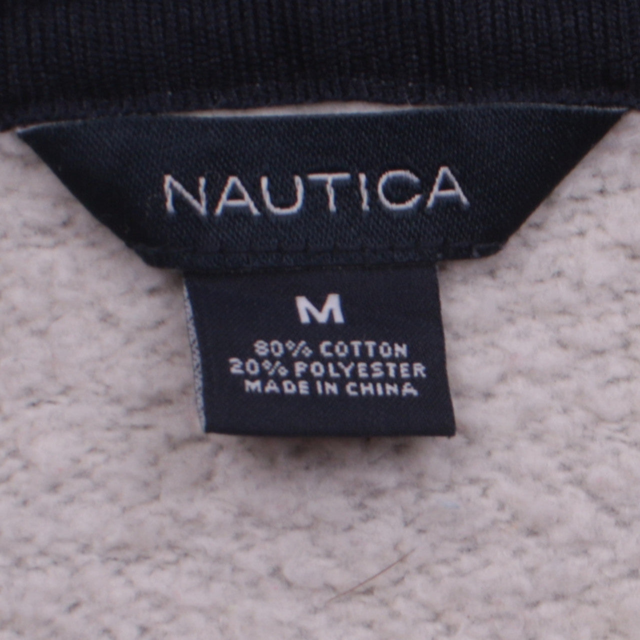 Mens UK Size M Nautica Grey Full Zip Hoodie