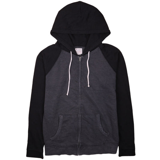 Mens UK Size M Champion Grey Full Zip Hoodie
