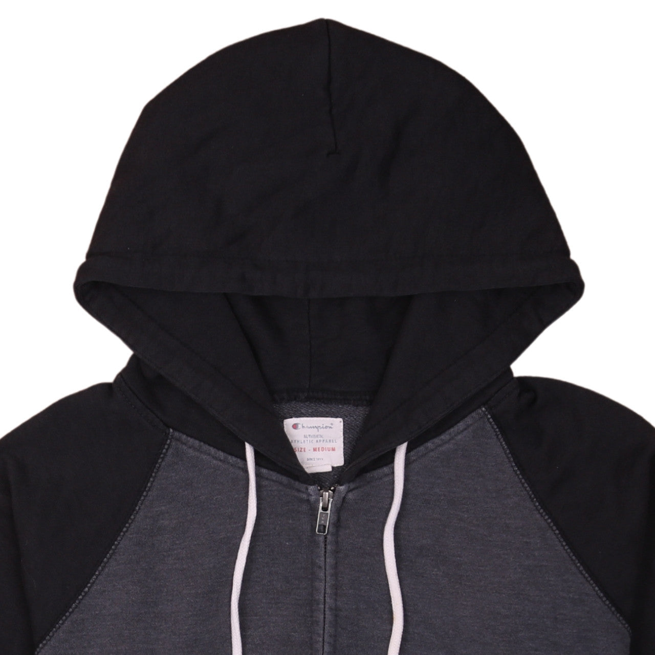 Mens UK Size M Champion Grey Full Zip Hoodie