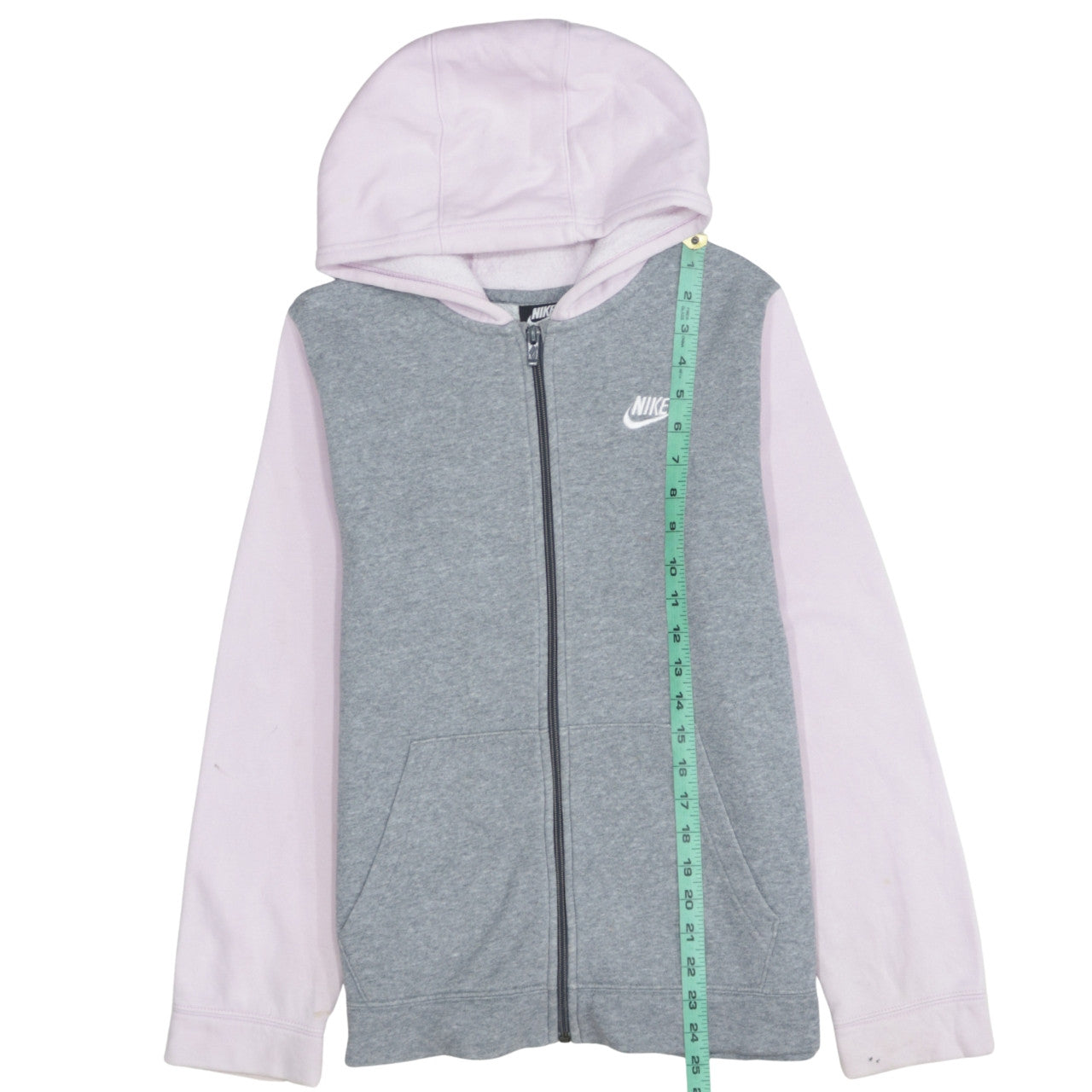 Girls UK Size L Nike Grey Full Zip Hoodie