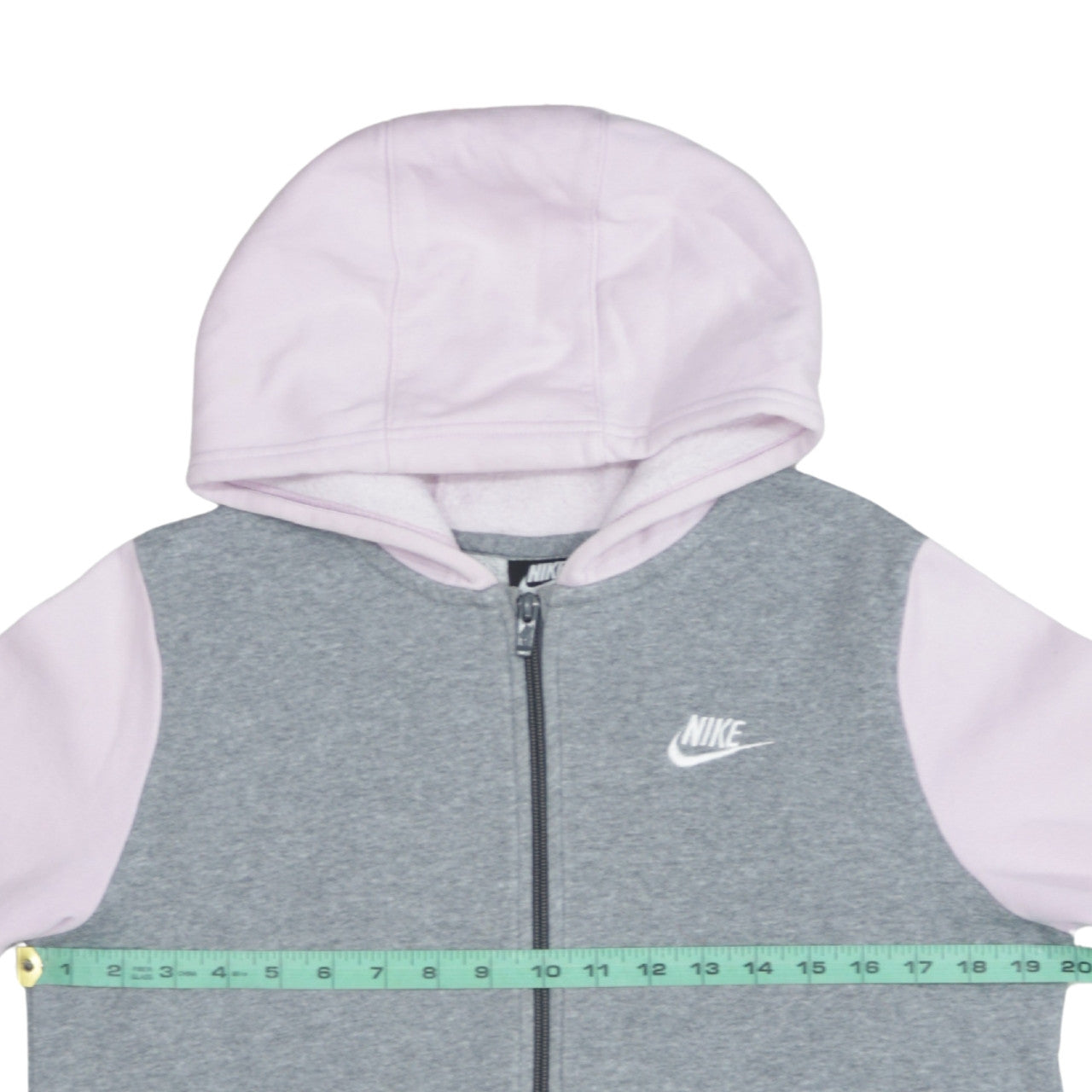 Girls UK Size L Nike Grey Full Zip Hoodie