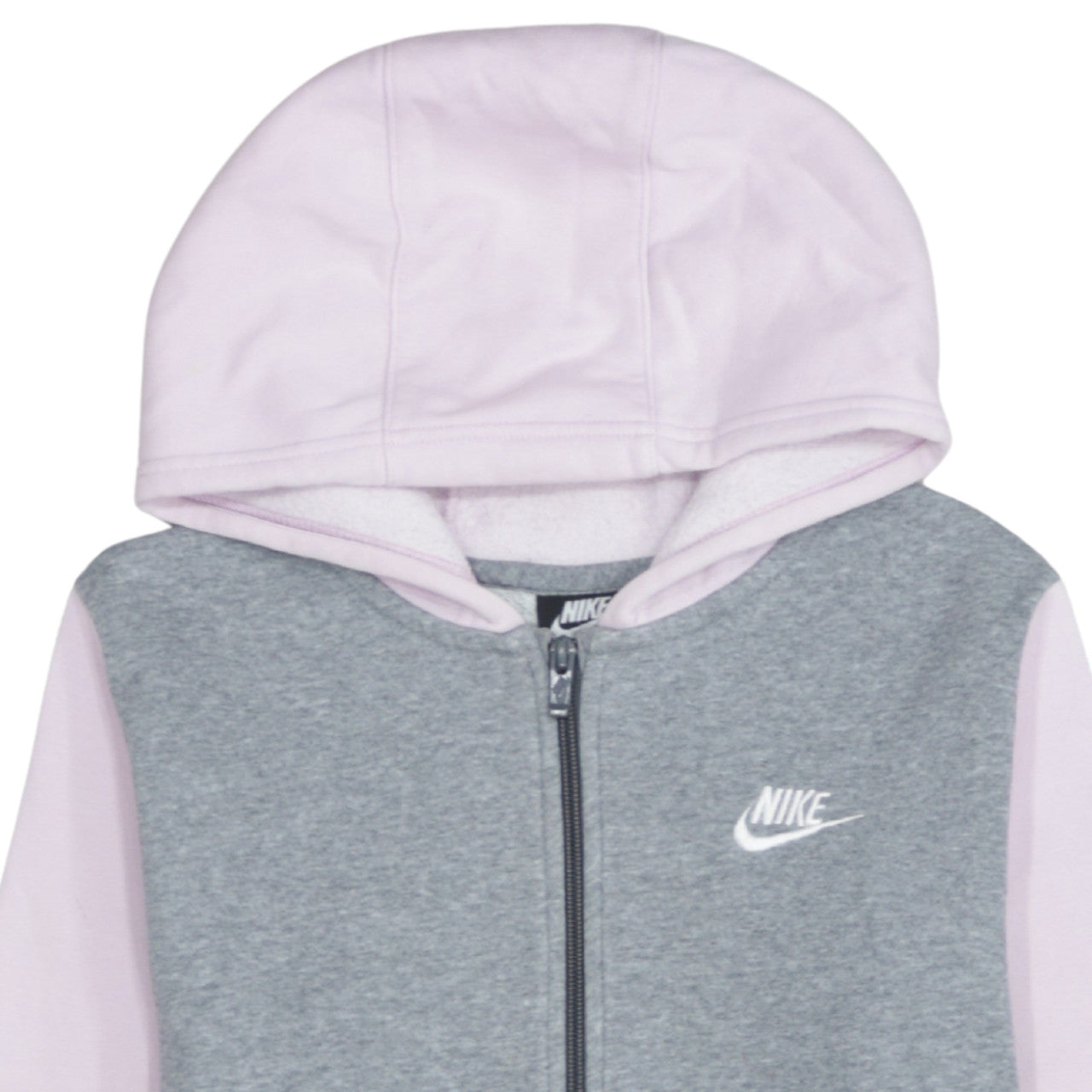Girls UK Size L Nike Grey Full Zip Hoodie