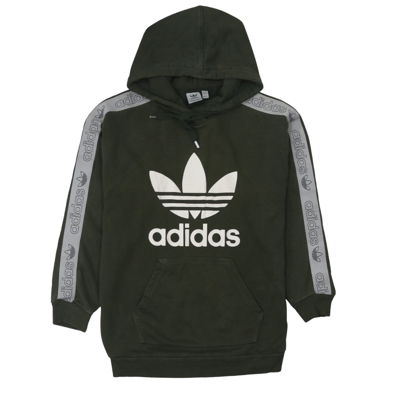 Womens UK Size S adidas Green Pullover Hoodie