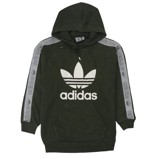 Womens UK Size S adidas Green Pullover Hoodie