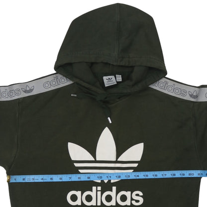 Womens UK Size S adidas Green Pullover Hoodie
