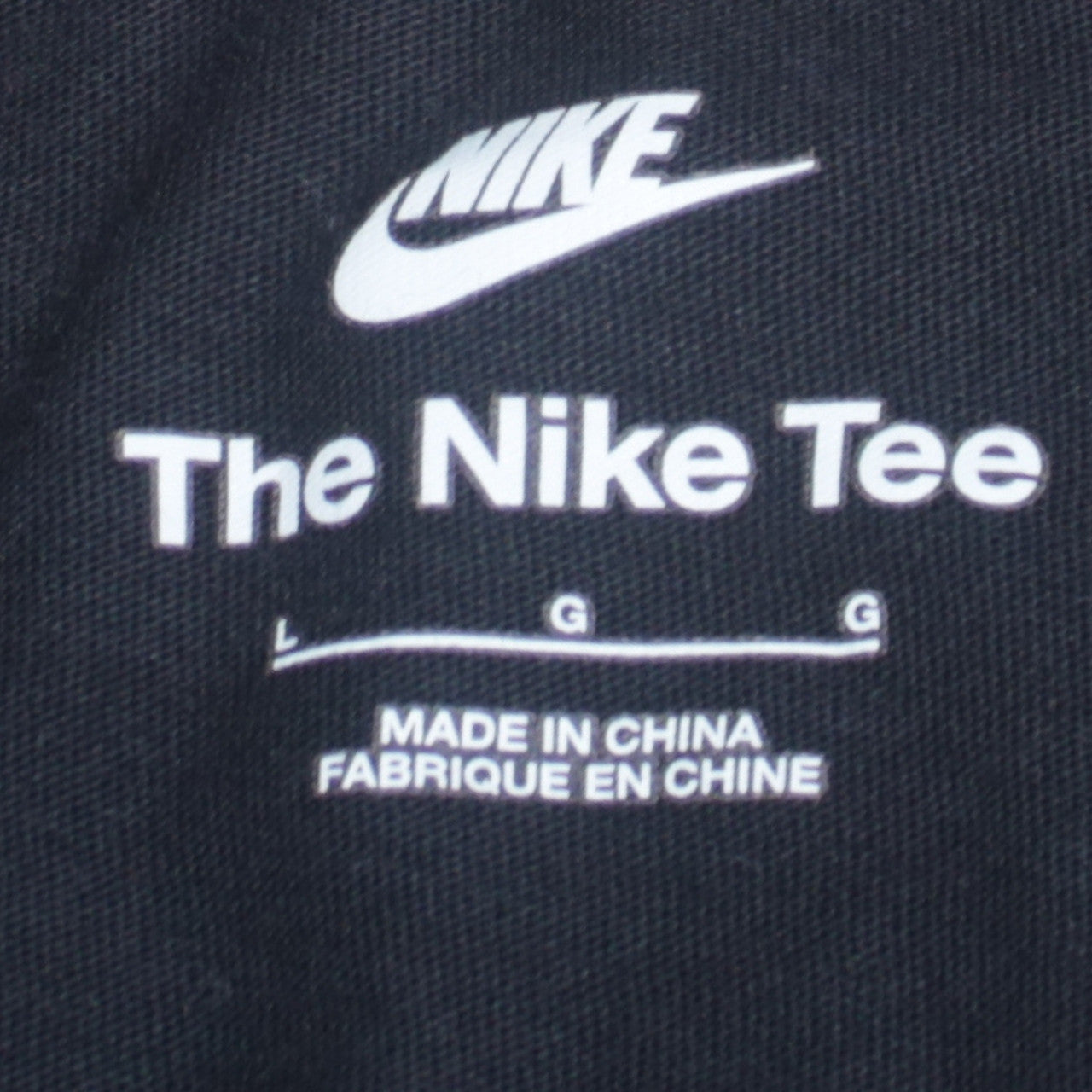 Mens UK Size L Nike Black  T-Shirt