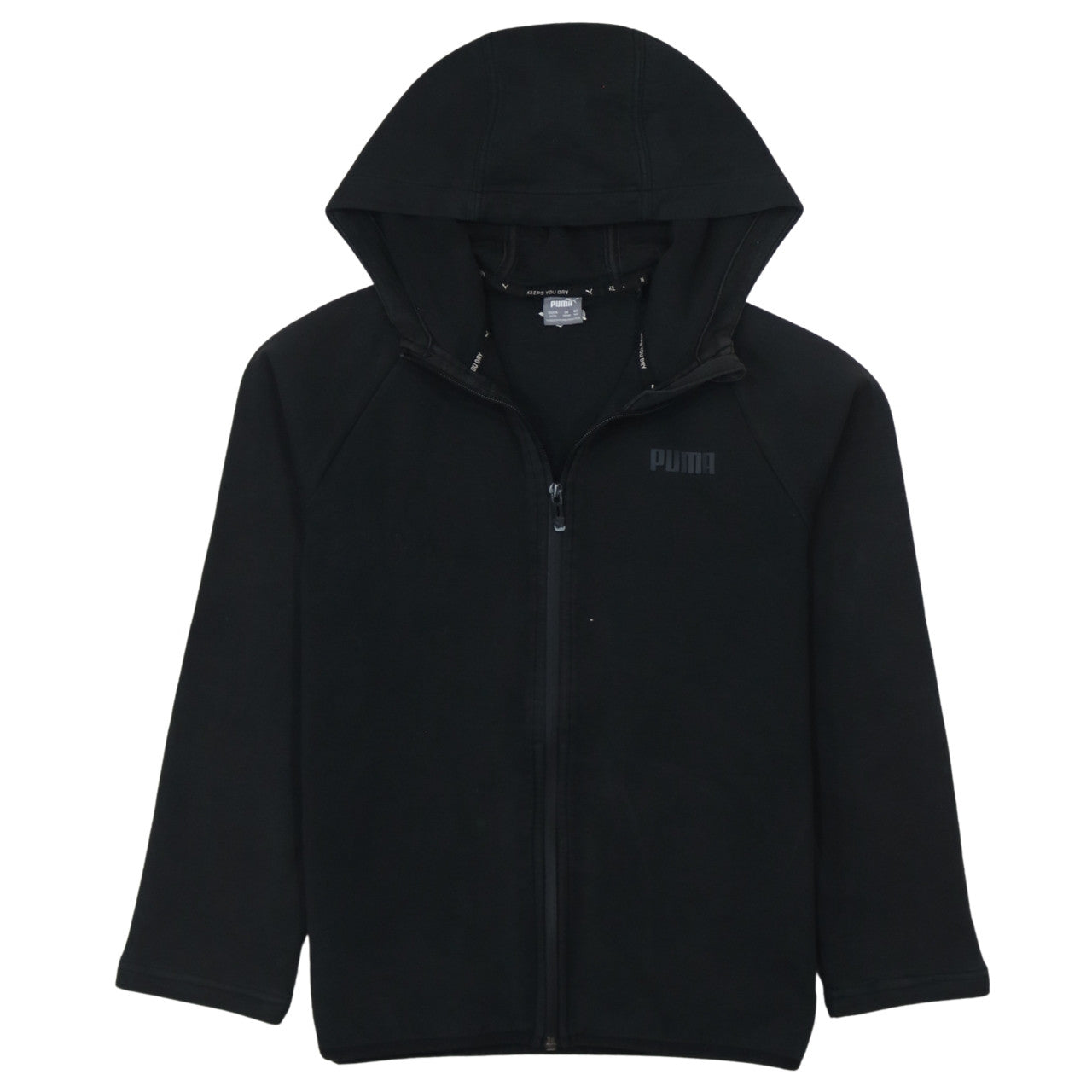 Boys UK Size 15-16 Years PUMA Black Full Zip Hoodie
