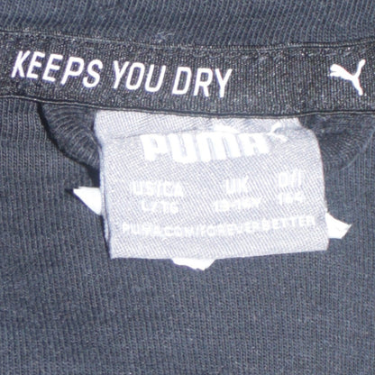 Boys UK Size 15-16 Years PUMA Black Full Zip Hoodie