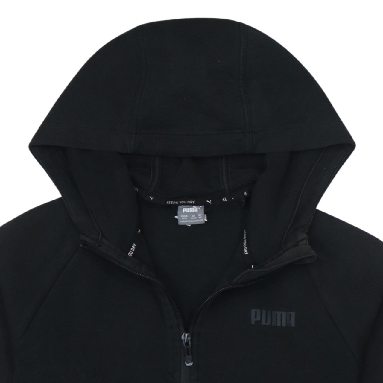 Boys UK Size 15-16 Years PUMA Black Full Zip Hoodie
